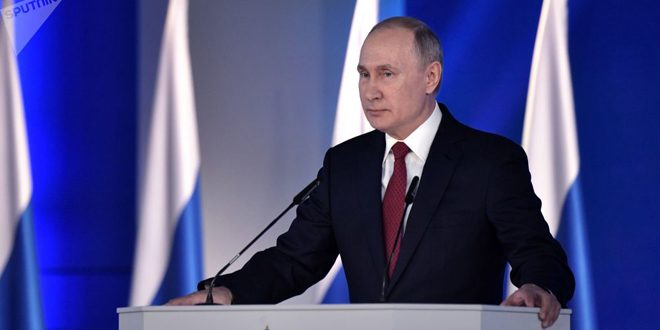 الرئيس الروسي: لا ننوي خوض حرب ضد أحد
