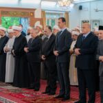 الرئيس بشار الأسد يؤدي صلاة عيد الأضحى في رحاب جامع الروضة بدمشق